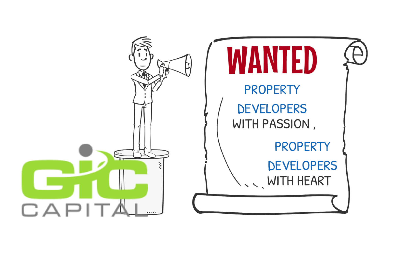 Wanted! Property developers with passion, Property developers with heart…